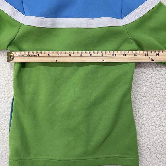 Vtg Nike Sweatshirt Youth M 10-12 Colorblock Retro Y2K 80s 90s Zip Track Jacket - Picture 9 of 10
